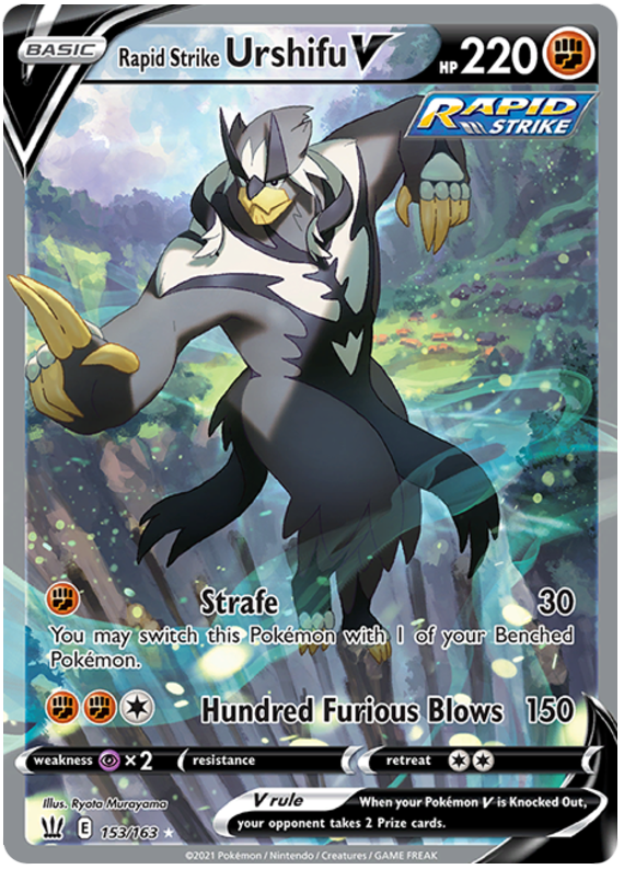 Rapid Strike Urshifu V (153/163) [Sword & Shield: Battle Styles] | Eastridge Sports Cards & Games