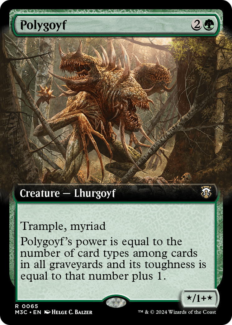 Polygoyf (Extended Art) [Modern Horizons 3 Commander] | Eastridge Sports Cards & Games