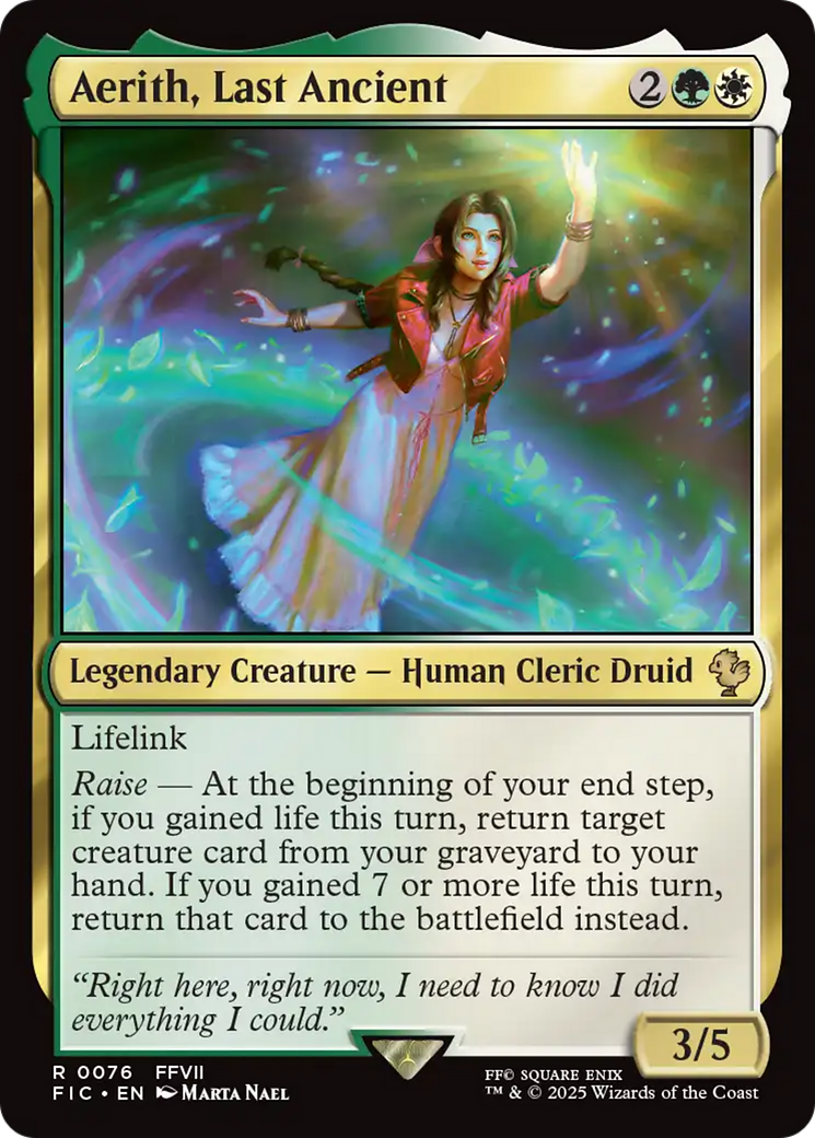 Aerith, Last Ancient [FINAL FANTASY Commander] | Eastridge Sports Cards & Games