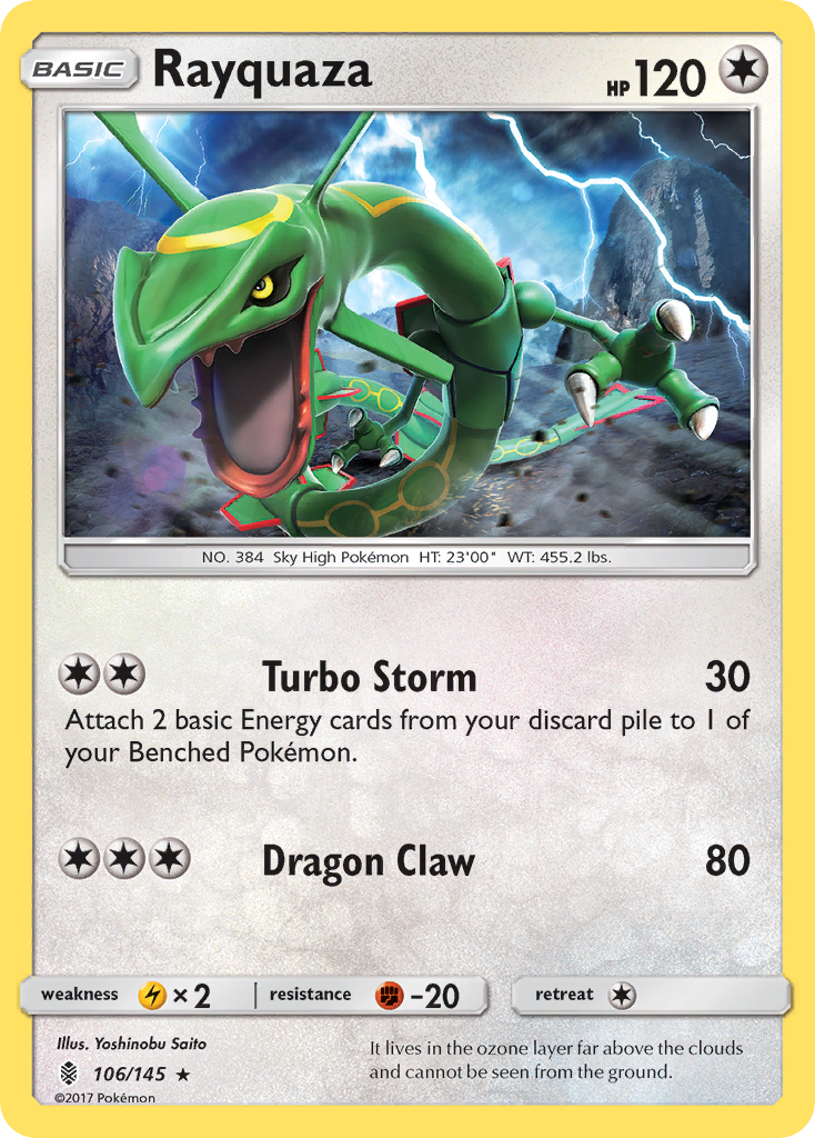 Rayquaza (106/145) [Sun & Moon: Guardians Rising] | Eastridge Sports Cards & Games