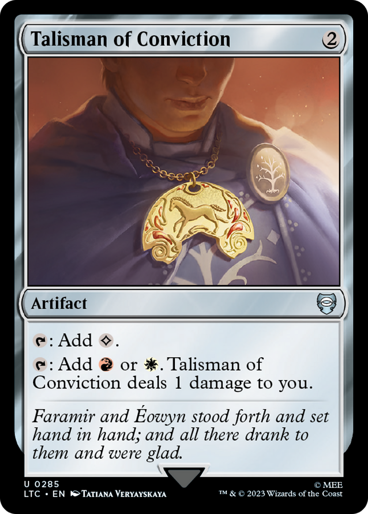 Talisman of Conviction [The Lord of the Rings: Tales of Middle-Earth Commander] | Eastridge Sports Cards & Games