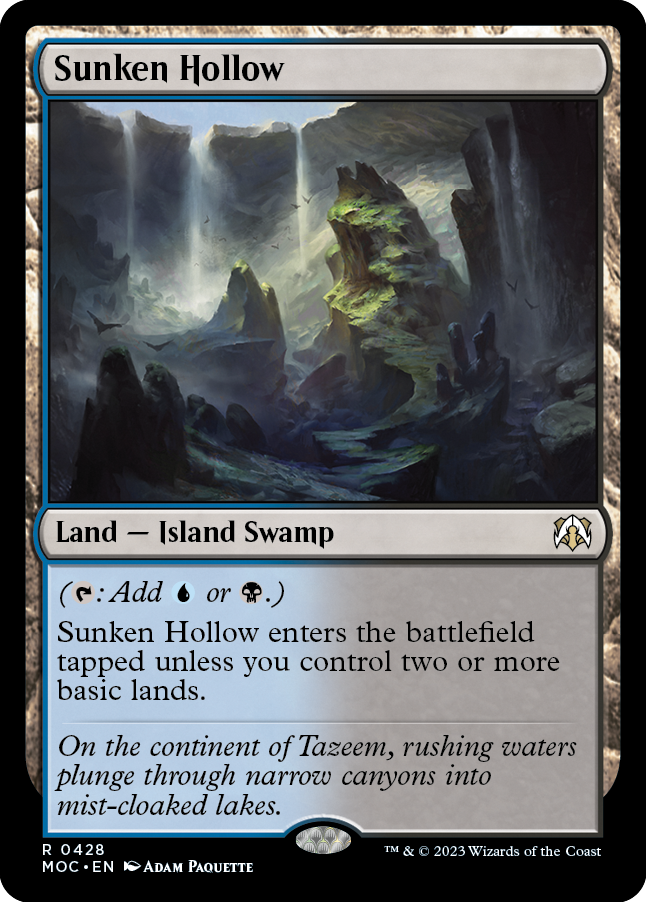 Sunken Hollow [March of the Machine Commander] | Eastridge Sports Cards & Games