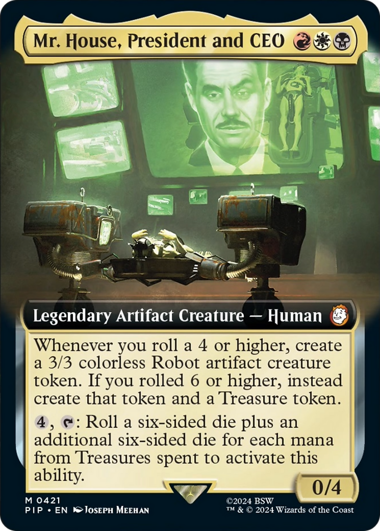 Mr. House, President and CEO (Extended Art) [Fallout] | Eastridge Sports Cards & Games