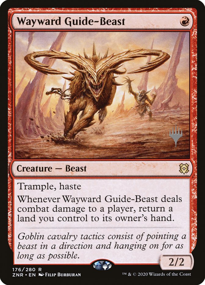 Wayward Guide-Beast (Promo Pack) [Zendikar Rising Promos] | Eastridge Sports Cards & Games
