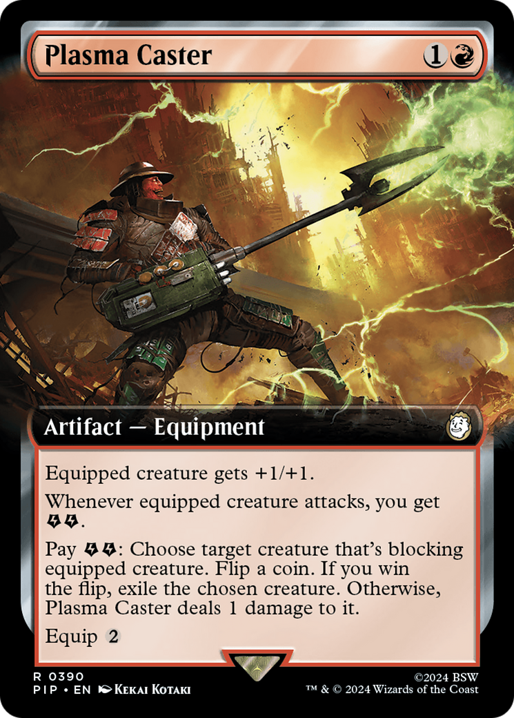 Plasma Caster (Extended Art) [Fallout] | Eastridge Sports Cards & Games