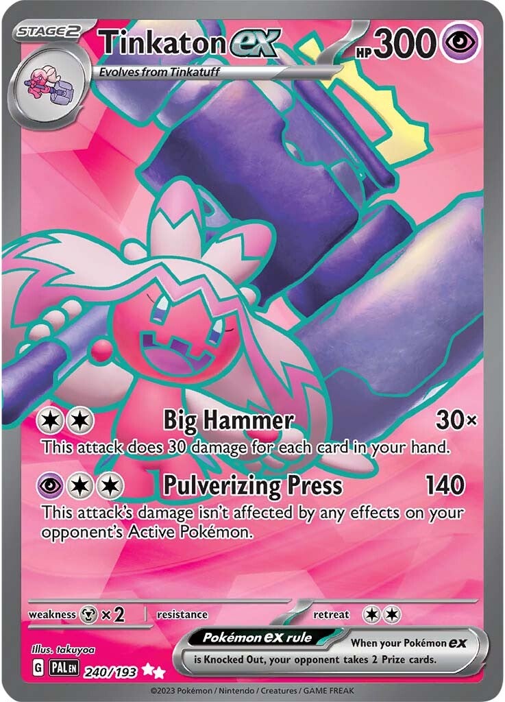 Tinkaton ex (240/193) [Scarlet & Violet: Paldea Evolved] | Eastridge Sports Cards & Games