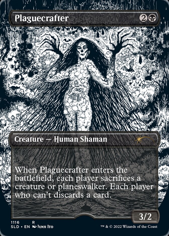 Plaguecrafter (Borderless Etched Foil) [Secret Lair Drop Series] | Eastridge Sports Cards & Games