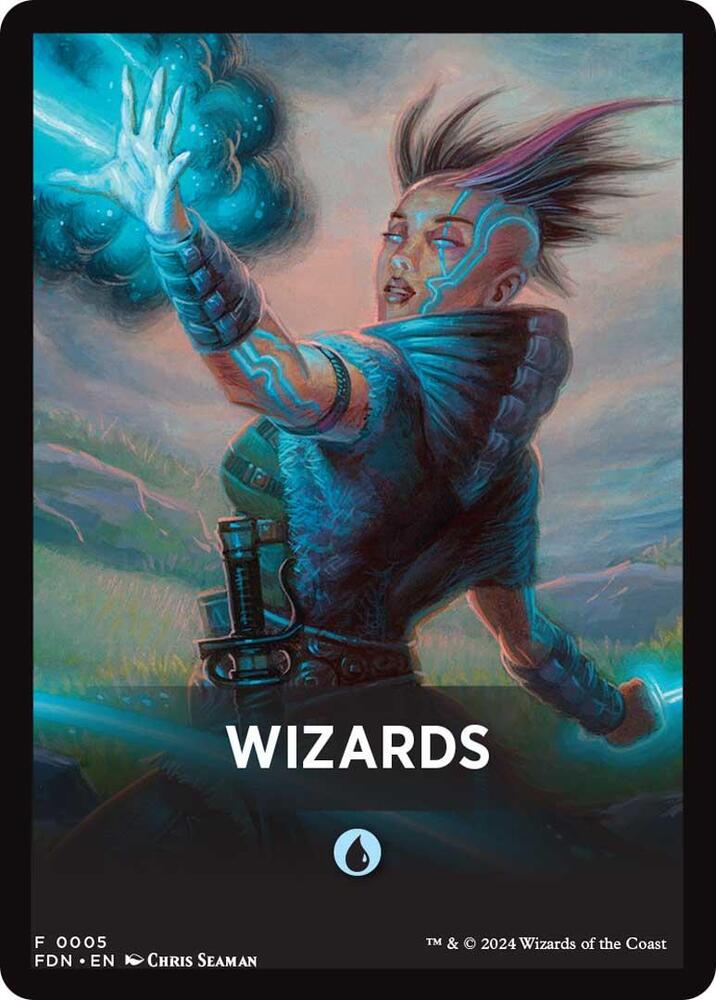 Wizards Theme Card [Foundations Tokens] | Eastridge Sports Cards & Games