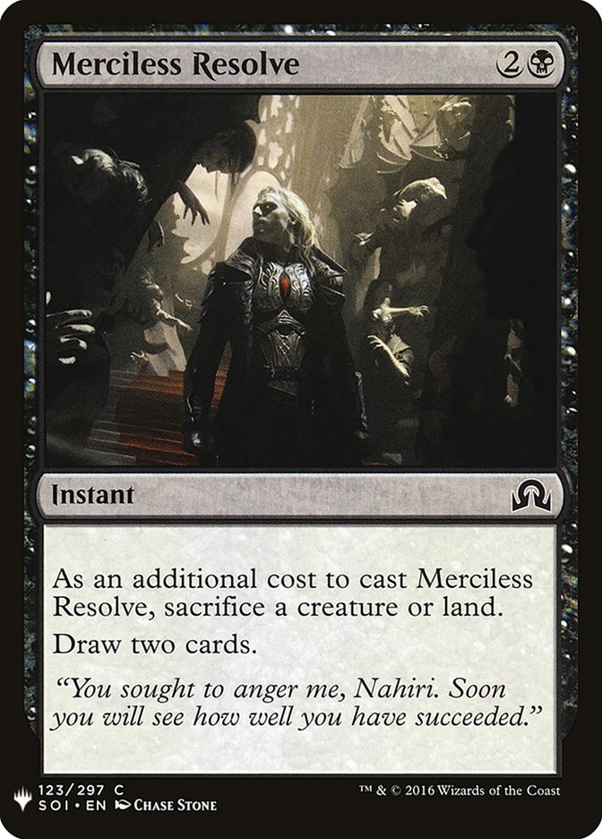 Merciless Resolve [Mystery Booster] | Eastridge Sports Cards & Games