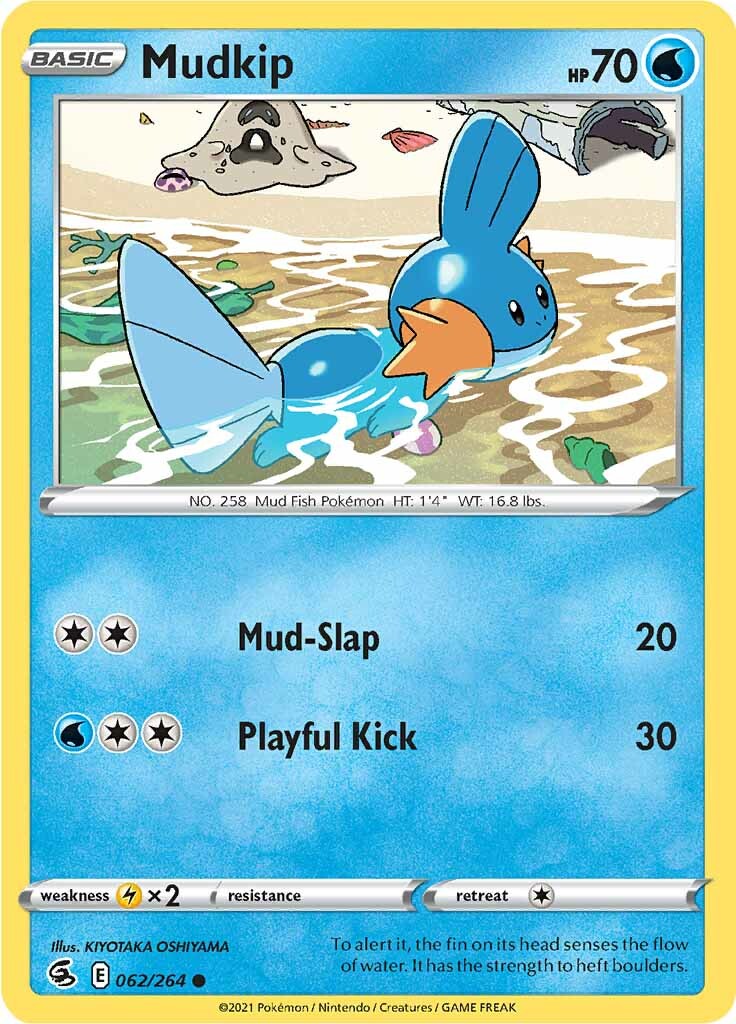 Mudkip (062/264) [Sword & Shield: Fusion Strike] | Eastridge Sports Cards & Games