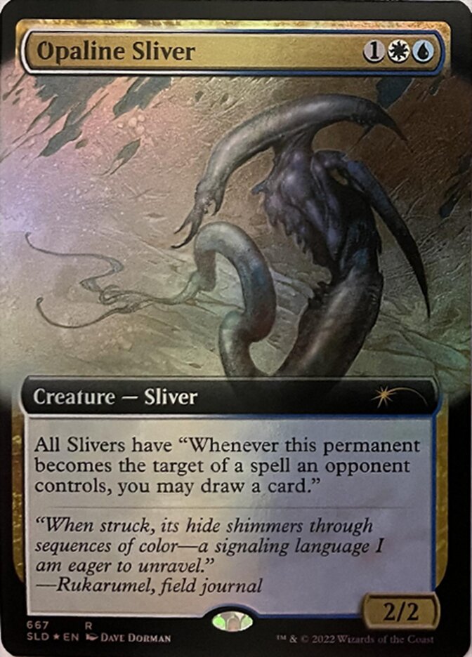 Opaline Sliver (Extended Art) [Secret Lair Drop Promos] | Eastridge Sports Cards & Games