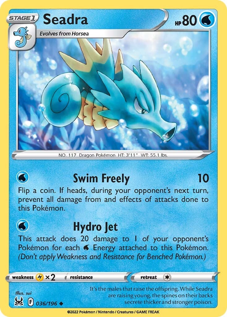 Seadra (036/196) [Sword & Shield: Lost Origin] | Eastridge Sports Cards & Games