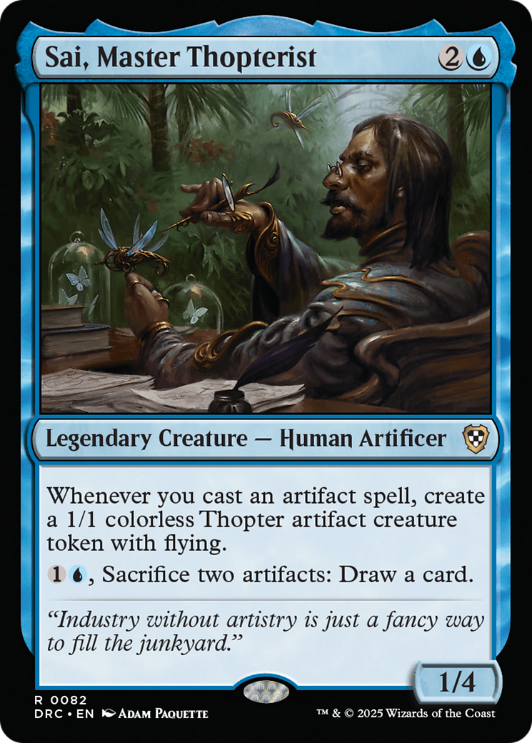 Sai, Master Thopterist [Aetherdrift Commander] | Eastridge Sports Cards & Games