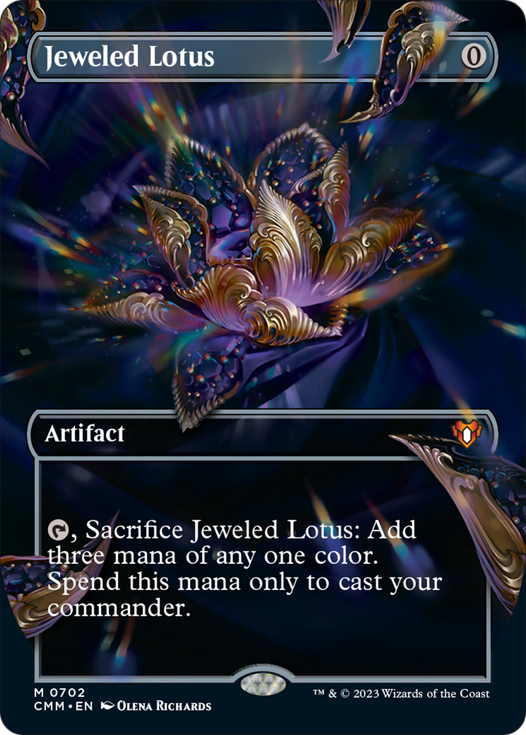 Jeweled Lotus (Borderless Frame Break) [Commander Masters] | Eastridge Sports Cards & Games