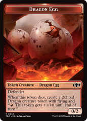 Dragon Egg // Dragon (0013) Double-Sided Token [Tarkir: Dragonstorm Commander Tokens] | Eastridge Sports Cards & Games