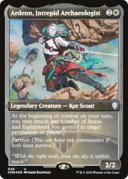 Ardenn, Intrepid Archaeologist (Foil Etched) [Commander Legends]