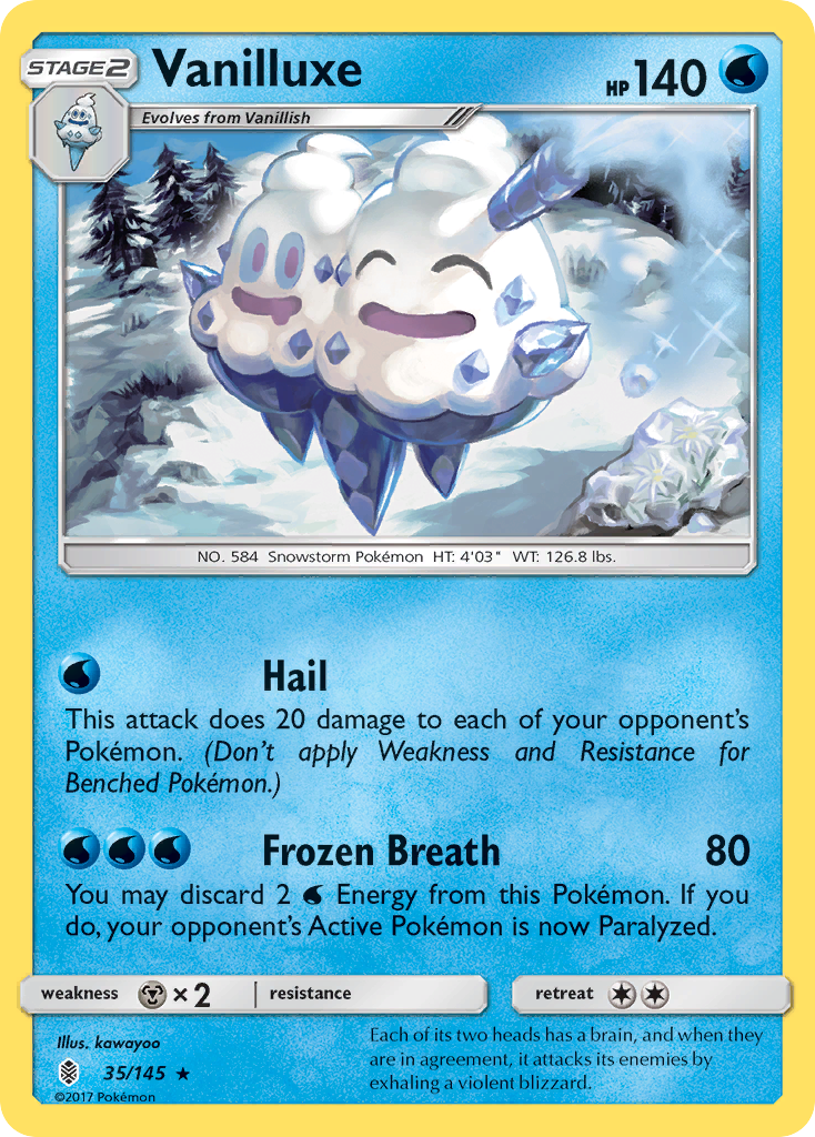 Vanilluxe (35/145) [Sun & Moon: Guardians Rising] | Eastridge Sports Cards & Games