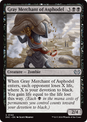 Gray Merchant of Asphodel [Duskmourn: House of Horror Commander] | Eastridge Sports Cards & Games