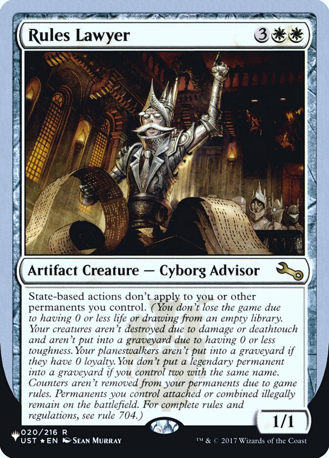 Rules Lawyer (Unfinity Foil Edition) [The List] | Eastridge Sports Cards & Games