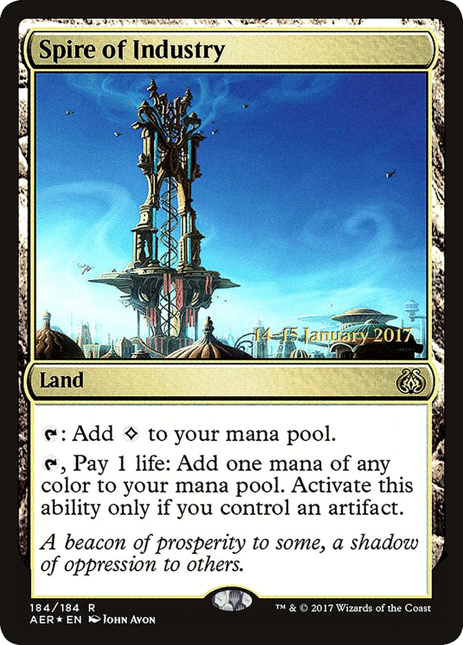 Spire of Industry [Aether Revolt Prerelease Promos] | Eastridge Sports Cards & Games