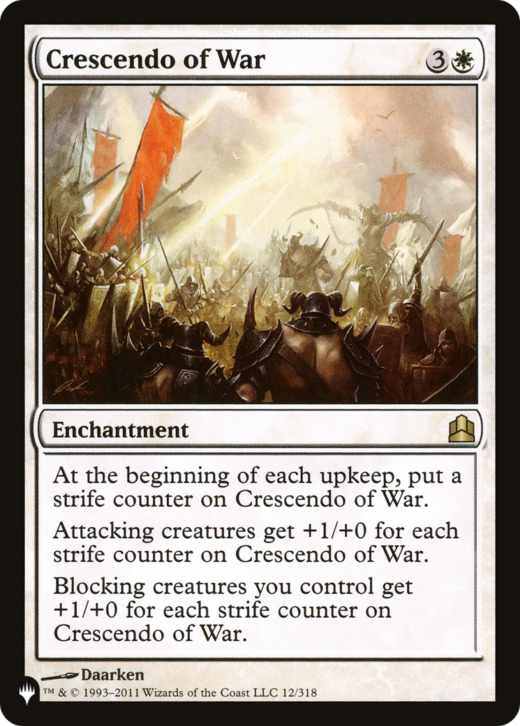 Crescendo of War [The List] | Eastridge Sports Cards & Games
