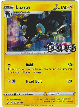 Luxray (SWSH023) (Prerelease Promo) [Sword & Shield: Black Star Promos] | Eastridge Sports Cards & Games