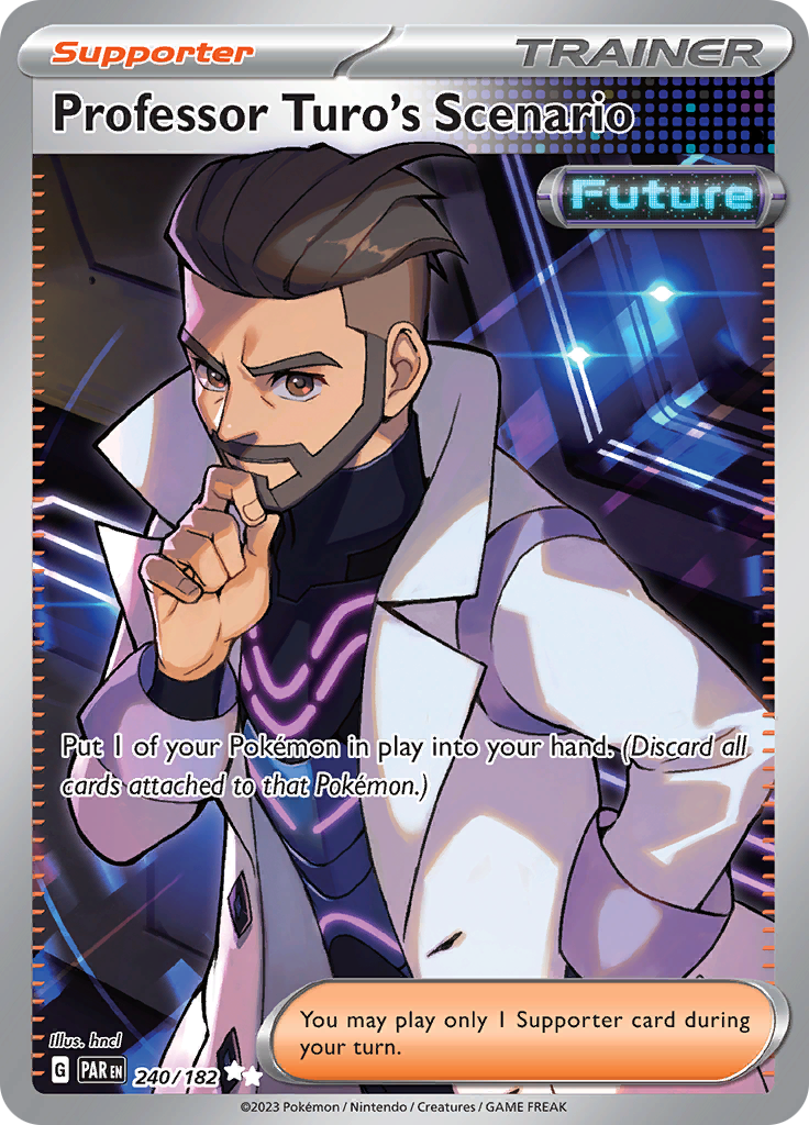 Professor Turo's Scenario (240/182) [Scarlet & Violet: Paradox Rift] | Eastridge Sports Cards & Games