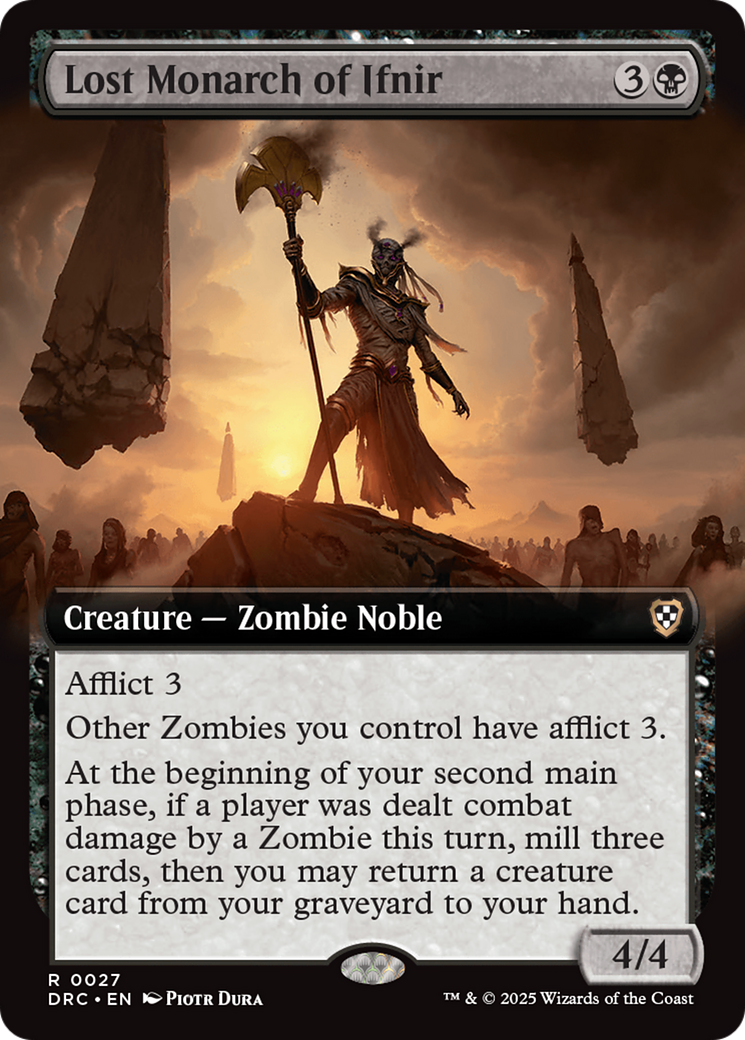 Lost Monarch of Ifnir (Extended Art) [Aetherdrift Commander] | Eastridge Sports Cards & Games