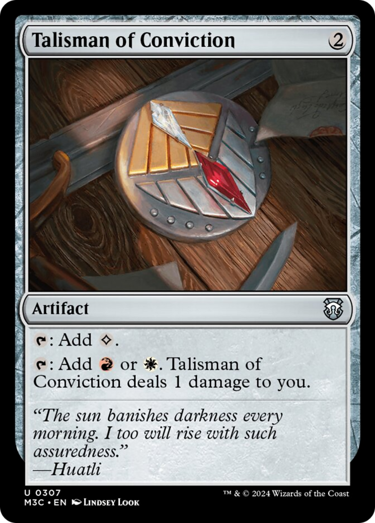 Talisman of Conviction [Modern Horizons 3 Commander] | Eastridge Sports Cards & Games