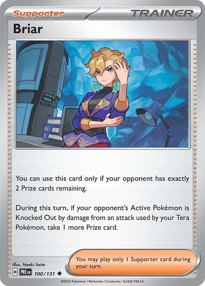 Briar (100/131) [Scarlet & Violet: Prismatic Evolutions] | Eastridge Sports Cards & Games