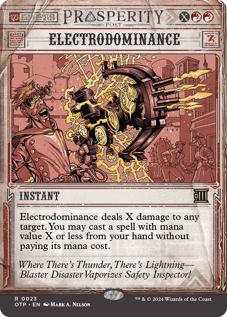 Electrodominance [Outlaws of Thunder Junction: Breaking News] | Eastridge Sports Cards & Games