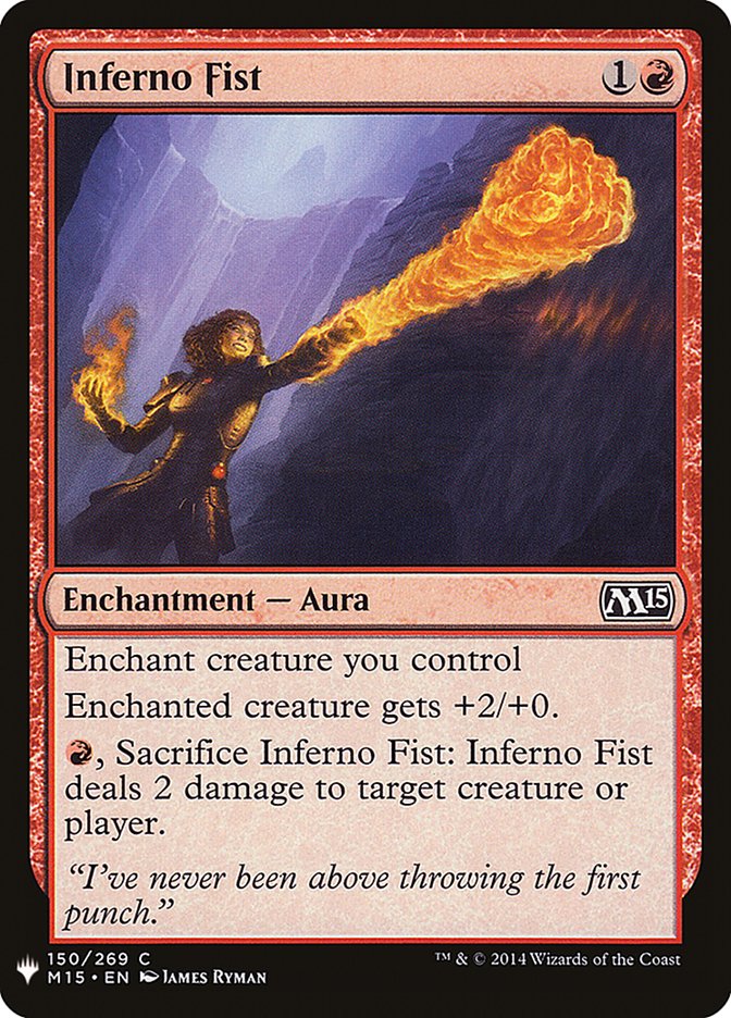 Inferno Fist [Mystery Booster] | Eastridge Sports Cards & Games