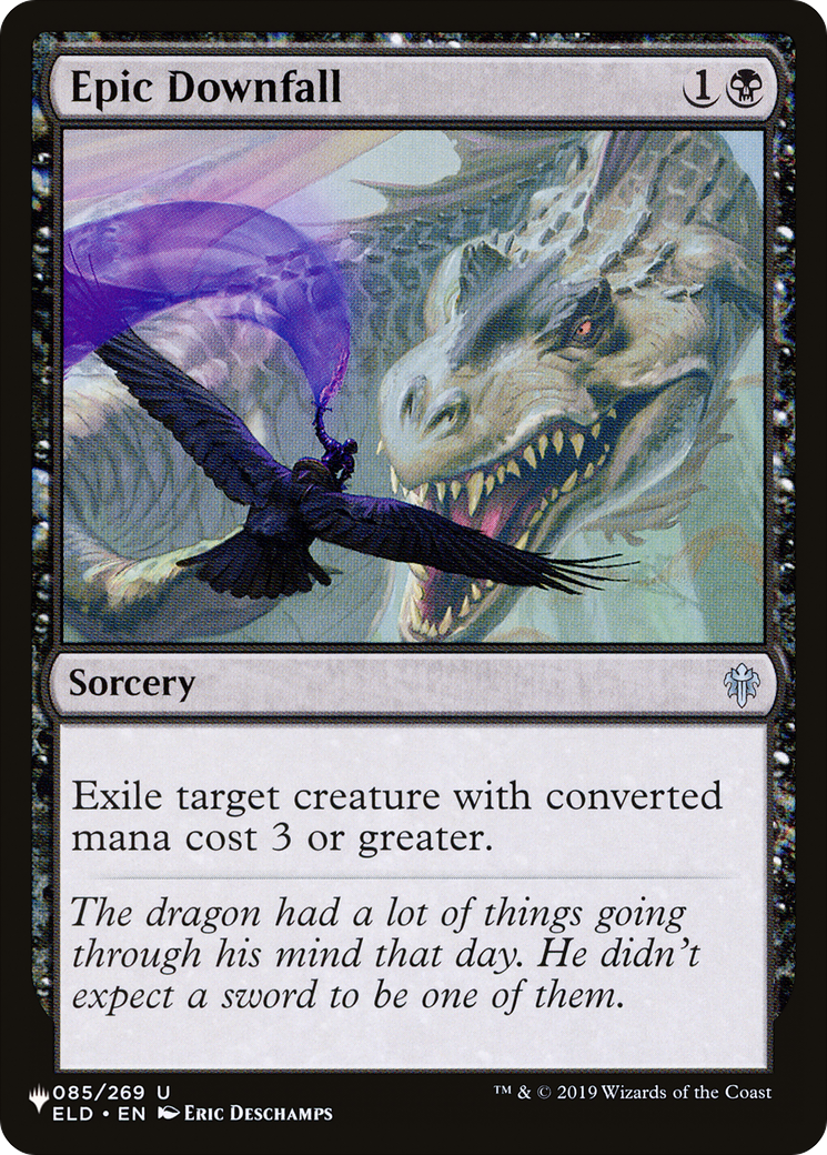 Epic Downfall [The List] | Eastridge Sports Cards & Games