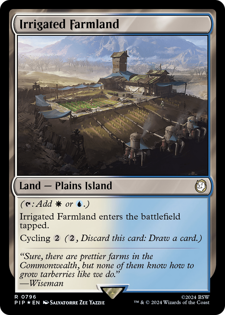 Irrigated Farmland (Surge Foil) [Fallout] | Eastridge Sports Cards & Games
