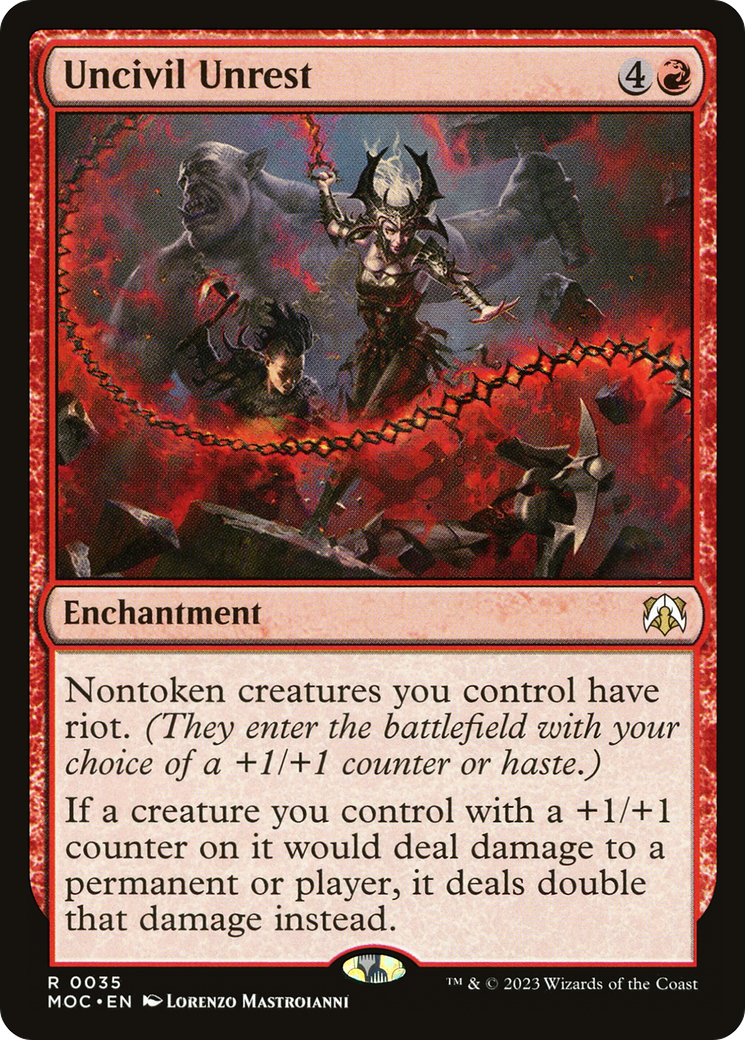 Uncivil Unrest [March of the Machine Commander] | Eastridge Sports Cards & Games