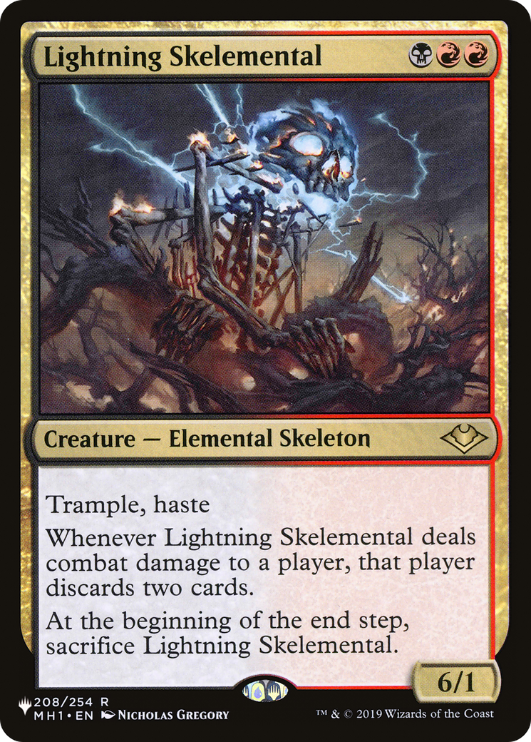 Lightning Skelemental [The List] | Eastridge Sports Cards & Games