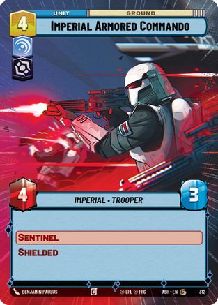 Imperial Armored Commando (Hyperspace) (312) - Ashes of the Empire