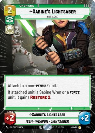 Sabine's Lightsaber - Not Alone (Hyperspace) (378) - Ashes of the Empire