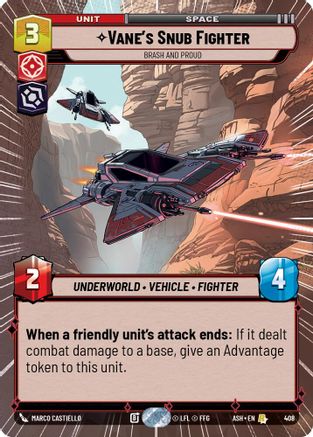 Vane's Snub Fighter - Brash and Proud (Hyperspace) (408) - Ashes of the Empire
