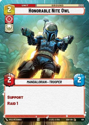 Honorable Nite Owl (Hyperspace) (418) - Ashes of the Empire