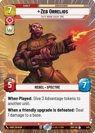 Zeb Orrelios - Fists Work Every Time (Hyperspace) (425) - Ashes of the Empire