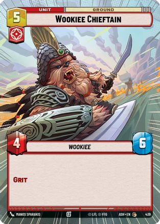 Wookiee Chieftain (Hyperspace) (439) - Ashes of the Empire