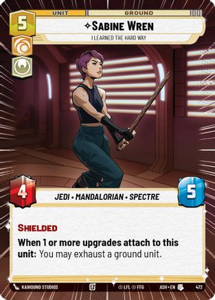 Sabine Wren - I Learned the Hard Way (Hyperspace) (472) - Ashes of the Empire