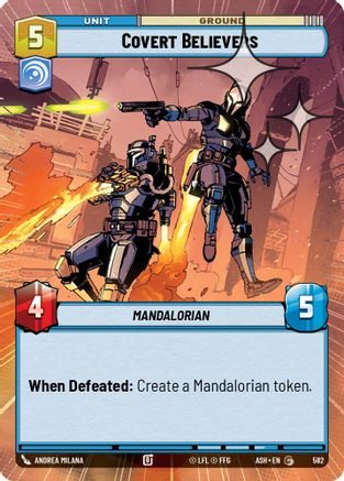 Covert Believers (Hyperspace Foil) (582) - Ashes of the Empire Foil