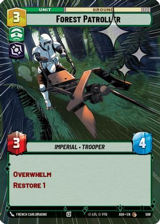 Forest Patroller (Hyperspace Foil) (598) - Ashes of the Empire Foil