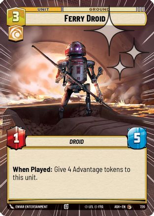 Ferry Droid (Hyperspace Foil) (720) - Ashes of the Empire Foil