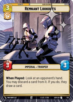Remnant Lookouts (Hyperspace Foil) (722) - Ashes of the Empire Foil