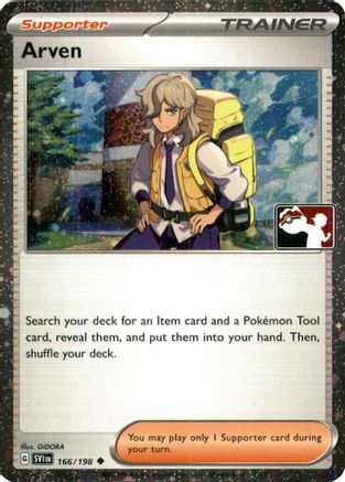 Arven (Cosmos Holo) 166/198  - Holofoil Prize Pack Series Cards - Uncommon