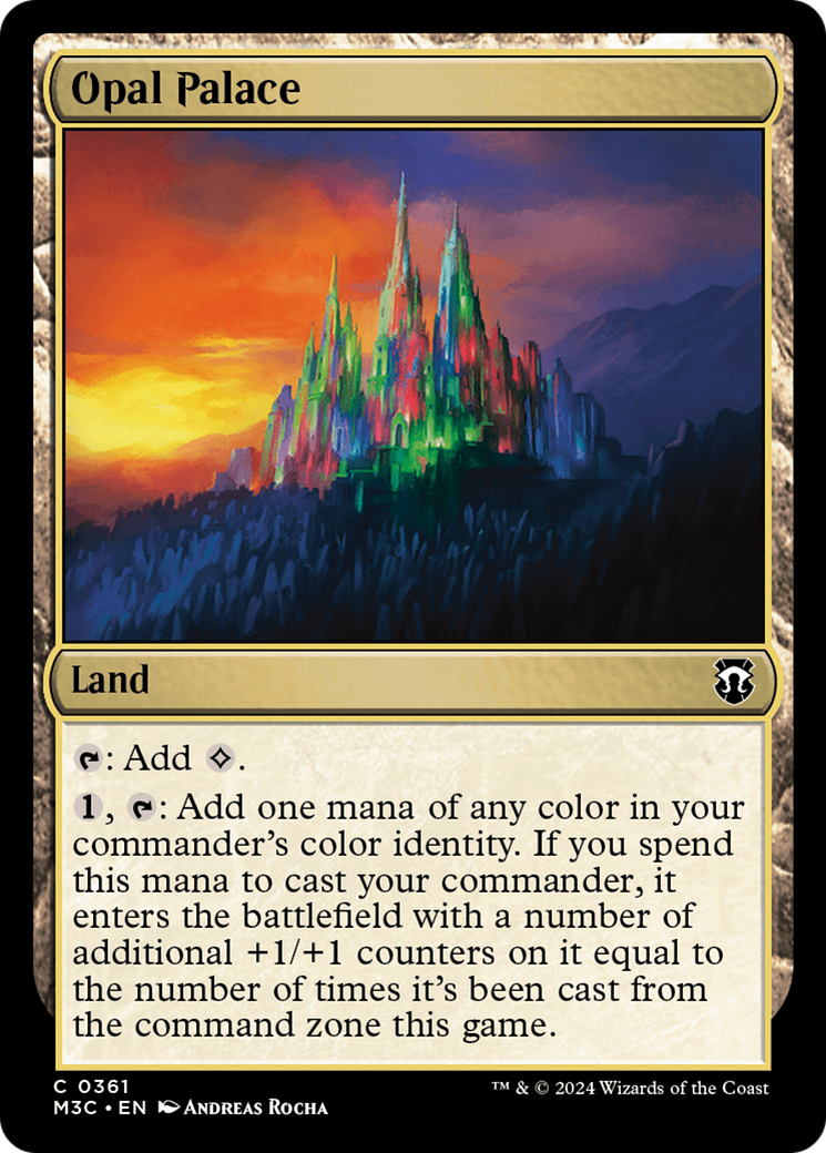 Opal Palace (Ripple Foil) [Modern Horizons 3 Commander] | Eastridge Sports Cards & Games
