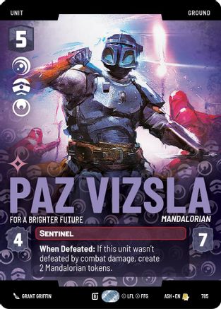 Paz Vizsla - For a Brighter Future (Prestige) (785) - Ashes of the Empire